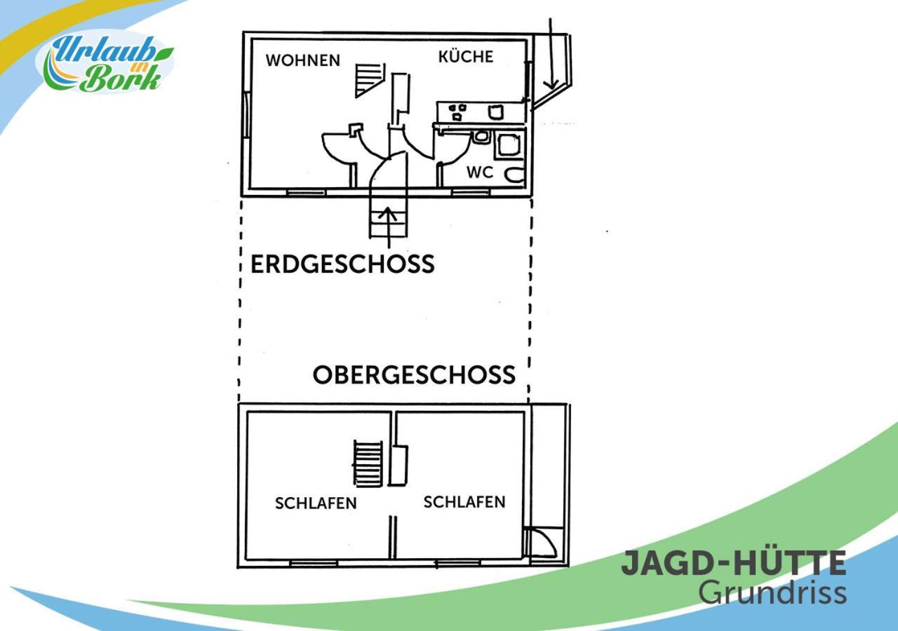 Jagd-Angler-Holzhaus-Im-Wald-Am-See Kyritz Exterior foto